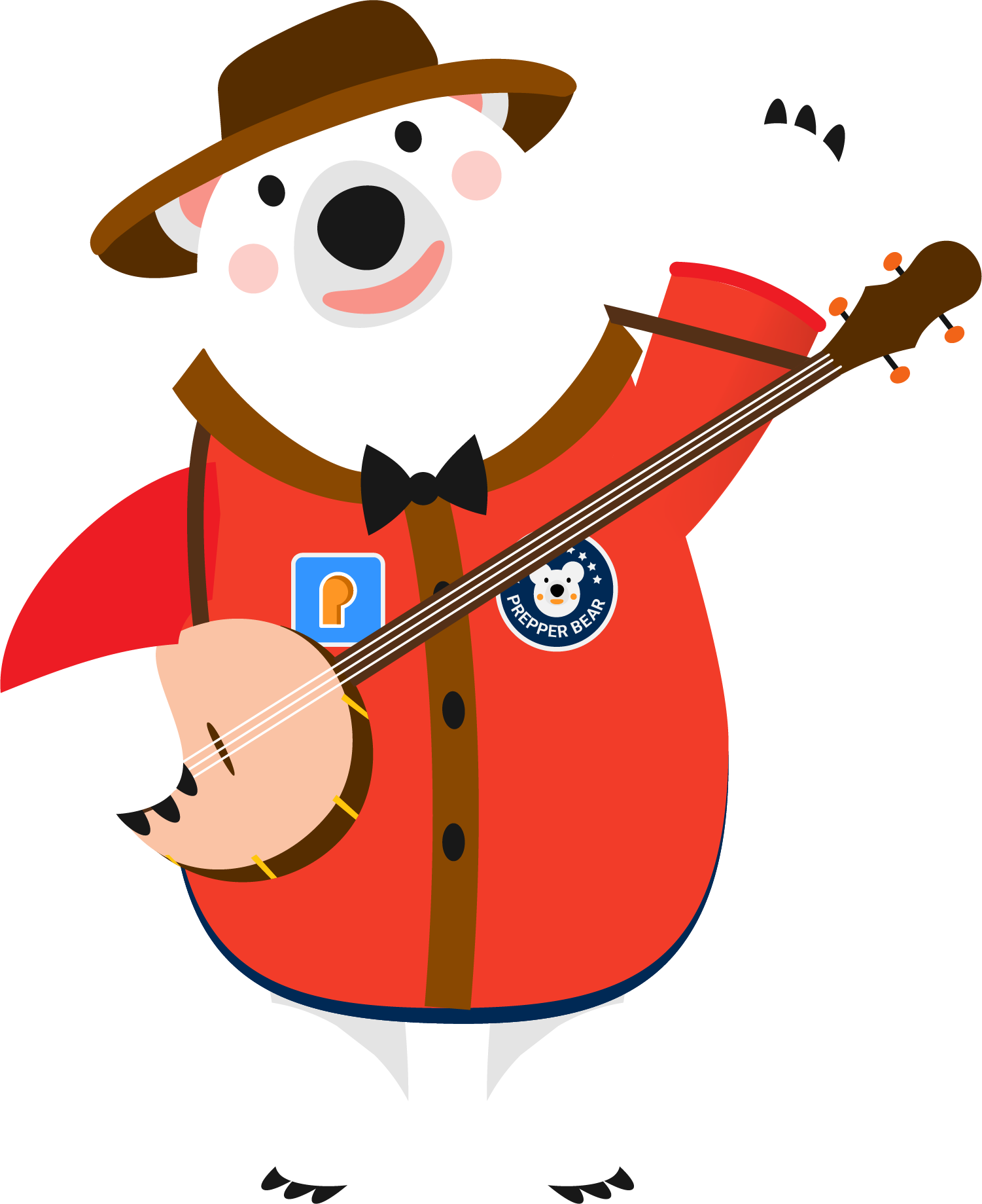 Prepper Bear, the Life Prep mascot
